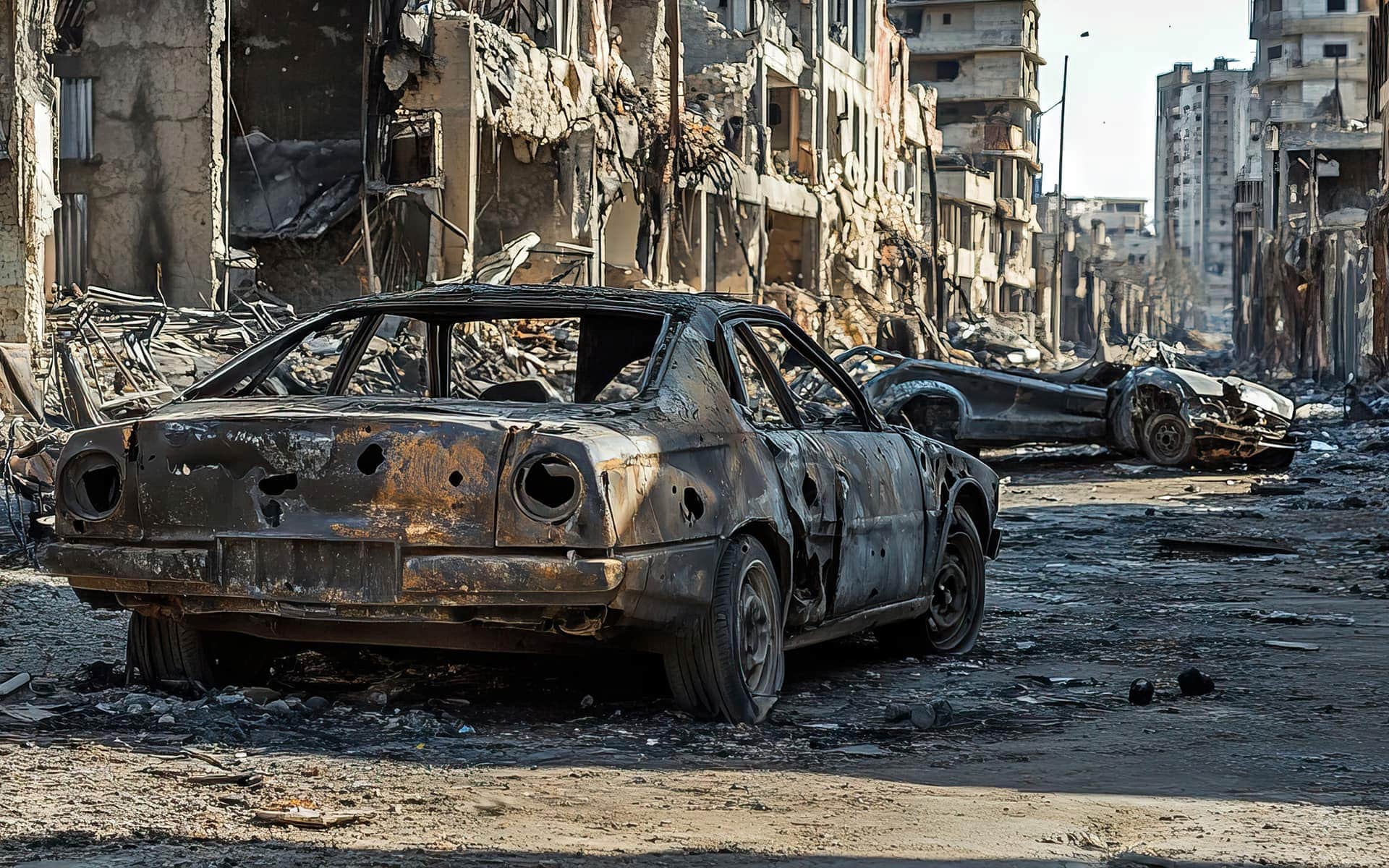 Metal Scrap From War-Torn Zones